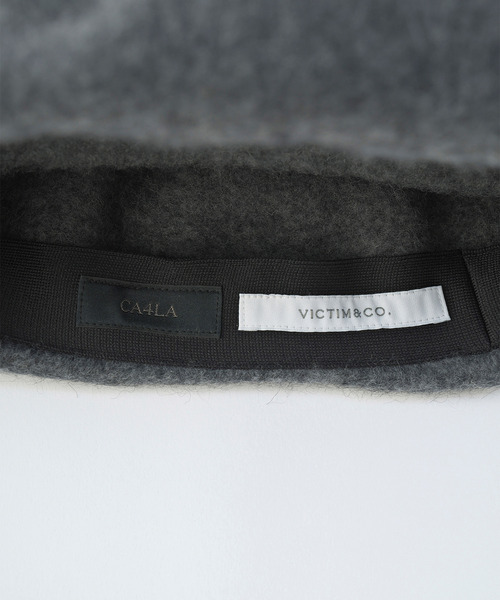VICTIM（ヴィクティム）の「VICTIM ヴィクティム / ×CA4LA BIG BERET カシラコラボレーションビッグベレー帽 / VTM-25-A-104（ハンチング/ベレー帽・メンズ・グレー/ブラウン/ブラック・FREE）」の11枚目の写真