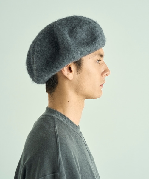 VICTIM（ヴィクティム）の「VICTIM ヴィクティム / ×CA4LA BIG BERET カシラコラボレーションビッグベレー帽 / VTM-25-A-104（ハンチング/ベレー帽・メンズ・グレー/ブラウン/ブラック・FREE）」の13枚目の写真