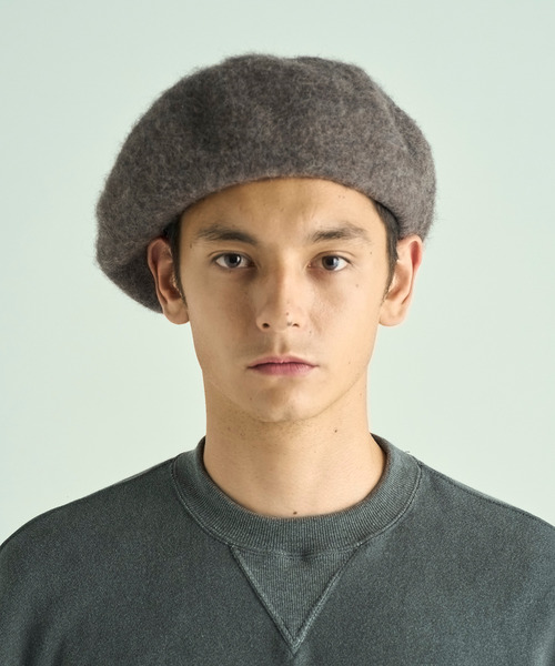 VICTIM（ヴィクティム）の「VICTIM ヴィクティム / ×CA4LA BIG BERET カシラコラボレーションビッグベレー帽 / VTM-25-A-104（ハンチング/ベレー帽・メンズ・グレー/ブラウン/ブラック・FREE）」の14枚目の写真