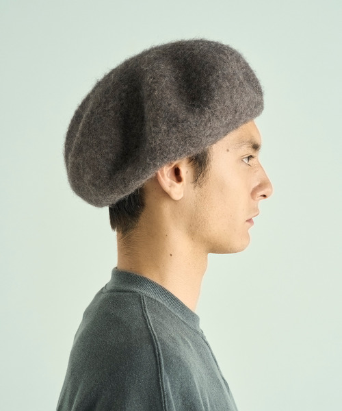 VICTIM（ヴィクティム）の「VICTIM ヴィクティム / ×CA4LA BIG BERET カシラコラボレーションビッグベレー帽 / VTM-25-A-104（ハンチング/ベレー帽・メンズ・グレー/ブラウン/ブラック・FREE）」の15枚目の写真