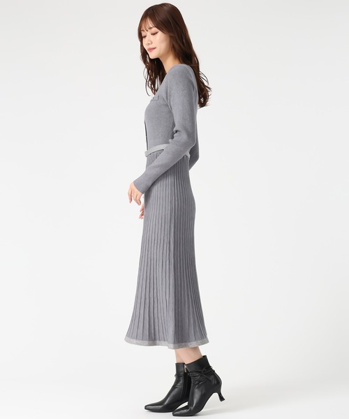 MISCH MASCH（ミッシュマッシュ）の「2025秋冬新作 ラメ配色ニット