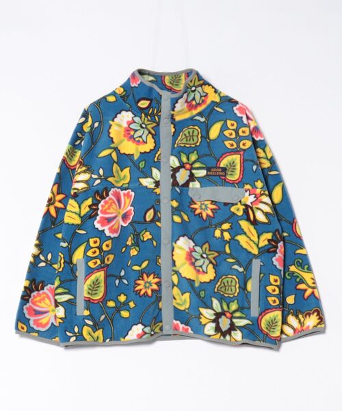 チャイハネ（チャイハネ）の「【チャイハネ】Amina×grn パタフリジャケット（その他アウター・レディース・ベージュ/ブルー/ブラック・FREE）」の3枚目の写真