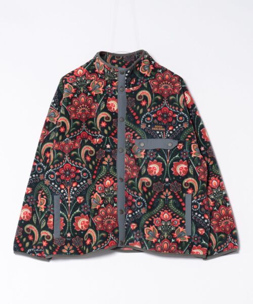 チャイハネ（チャイハネ）の「【チャイハネ】Amina×grn パタフリジャケット（その他アウター・レディース・ベージュ/ブルー/ブラック・FREE）」の2枚目の写真