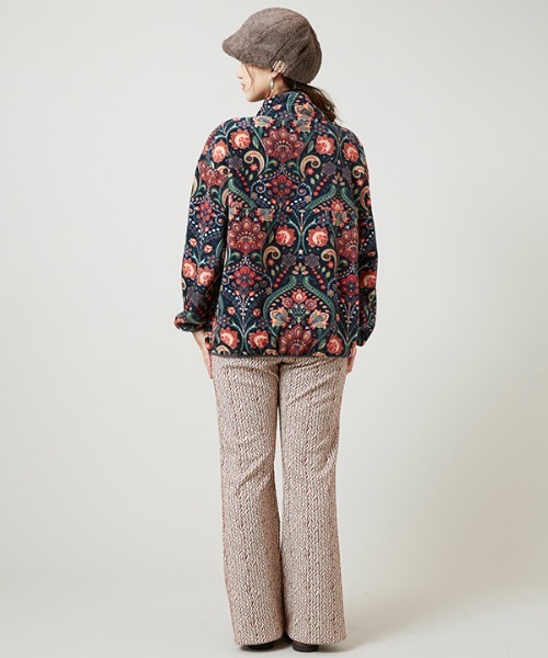 チャイハネ（チャイハネ）の「【チャイハネ】Amina×grn パタフリジャケット（その他アウター・レディース・ベージュ/ブルー/ブラック・FREE）」の6枚目の写真