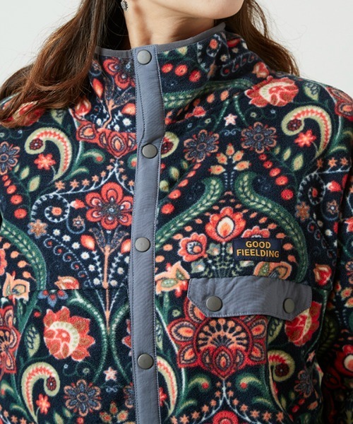 チャイハネ（チャイハネ）の「【チャイハネ】Amina×grn パタフリジャケット（その他アウター・レディース・ベージュ/ブルー/ブラック・FREE）」の8枚目の写真