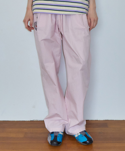 RONRON(ロンロン)の「ポイント刺繍バンディングパンツ ソフトピンク(その他パンツ・レディース・その他・FREE)」の2枚目の写真