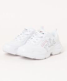 FILA（フィラ）の「FILA フィラ RAY TRAINER v2 SCRIPT レイトレーナーブイ2スクリプト 1RM02991H100 ABC-MART限定 *White / White（スニーカー）」