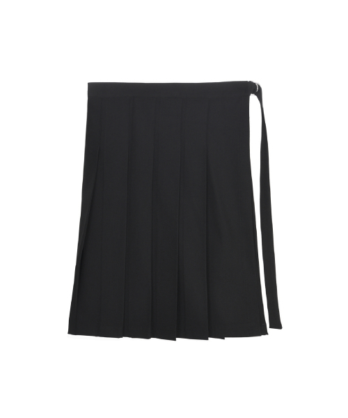 NICK&NICOLE（ニックアンドニコール）の「LAYERED PLEATS WRAP SKIRT_BLACK（スカート・レディース・その他・FREE）」の5枚目の写真