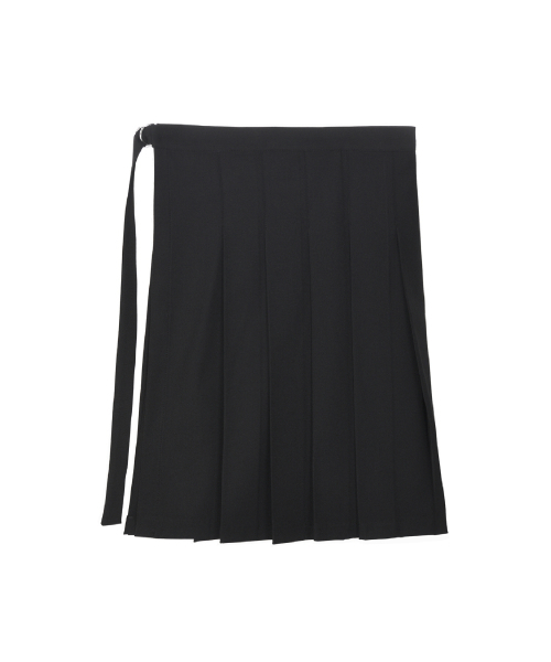 NICK&NICOLE（ニックアンドニコール）の「LAYERED PLEATS WRAP SKIRT_BLACK（スカート・レディース・その他・FREE）」の6枚目の写真