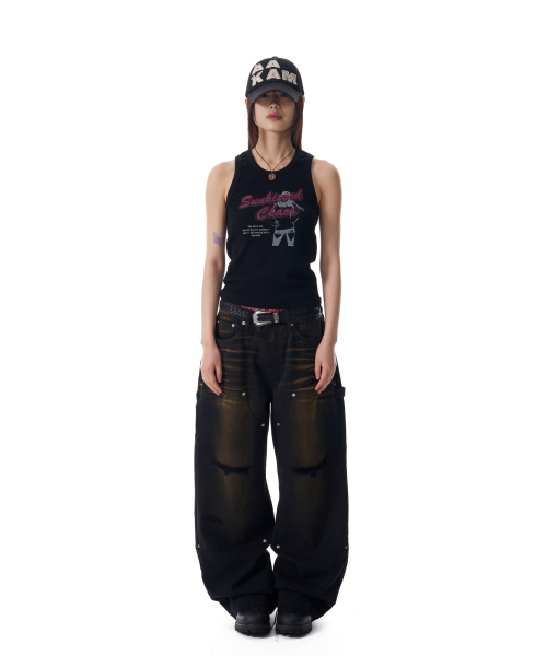AAKAM(アーカム)の「Sunkissed Sleeveless (Black)(Tシャツ/カットソー・レディース・その他・1/2)」の7枚目の写真