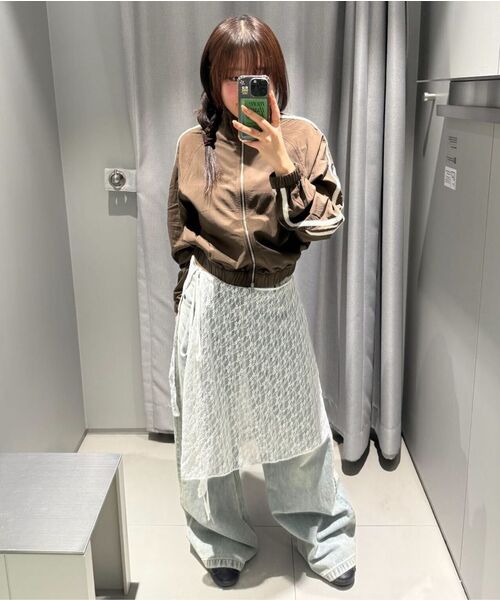 MUSINSA STANDARD WOMAN（ムシンサスタンダードウーマン）の「ウィメンズワイドトラペーズデニムパンツ[イエロースカイブルー]（デニムパンツ・レディース・その他・30/24/25/26/27/28/29）」の9枚目の写真