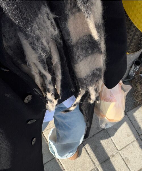 MUSINSA STANDARD WOMAN（ムシンサスタンダードウーマン）の「ウィメンズワイドトラペーズデニムパンツ[イエロースカイブルー]（デニムパンツ・レディース・その他・30/24/25/26/27/28/29）」の13枚目の写真