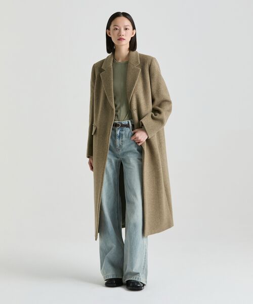 MUSINSA STANDARD WOMAN（ムシンサスタンダードウーマン）の「ウィメンズワイドトラペーズデニムパンツ[イエロースカイブルー]（デニムパンツ・レディース・その他・30/24/25/26/27/28/29）」の18枚目の写真