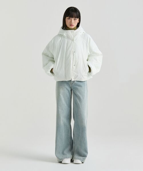 MUSINSA STANDARD WOMAN（ムシンサスタンダードウーマン）の「ウィメンズワイドトラペーズデニムパンツ[イエロースカイブルー]（デニムパンツ・レディース・その他・30/24/25/26/27/28/29）」の19枚目の写真