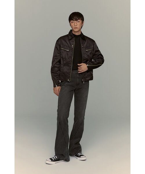 MUSINSA STANDARD（ムシンサスタンダード）の「ポンテモックネック長袖Tシャツ[ブラック]（Tシャツ/カットソー・メンズ・その他・SMALL/MEDIUM/LARGE/X-LARGE/XX-LARGE/XXX-LARGE）」の12枚目の写真