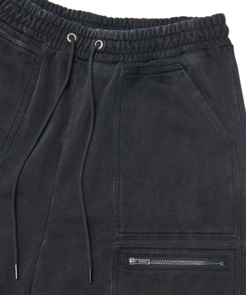 NOMANUAL(NOMANUAL)の「MULTI CARGO SWEATPANTS - WASHED BLACK(スウェットパンツ・レディース・その他・X-LARGE/SMALL/MEDIUM/LARGE)」の6枚目の写真