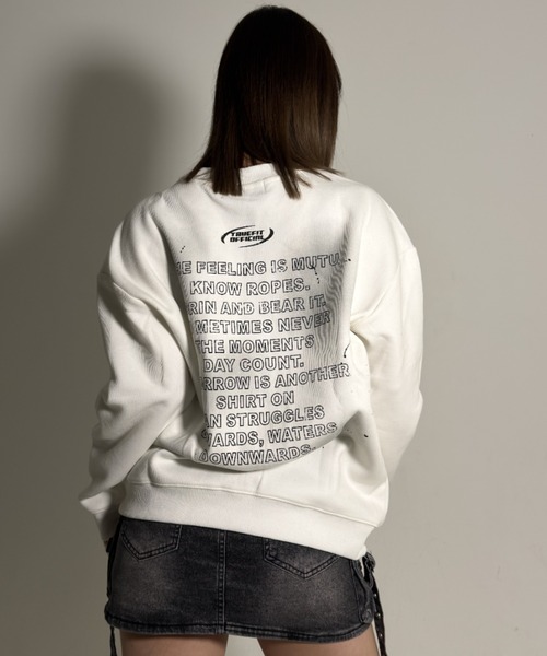 ARULE（アルール）の「A'GEM/9 × .kom 『ARULE/アルール』 Spray Art Graphic Sweat/スプレーアートグラフィックスウェット（Tシャツ/カットソー・メンズ・ブラック/ホワイト・XL）」の10枚目の写真