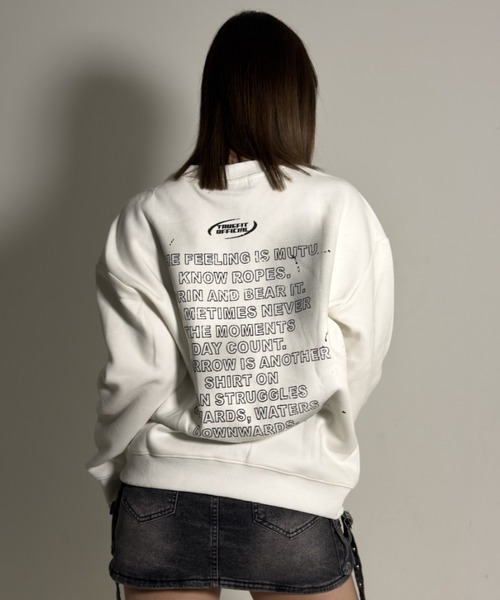 ARULE（アルール）の「A'GEM/9 × .kom 『ARULE/アルール』 Spray Art Graphic Sweat/スプレーアートグラフィックスウェット（Tシャツ/カットソー・メンズ・ブラック/ホワイト・XL）」の11枚目の写真