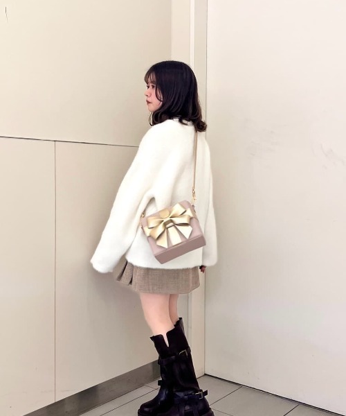 F i.n.t（フィント）の「多重リボンプレゼントBOXバッグ/fint フィント（ショルダーバッグ・レディース・ライトピンク/ライトブルー/ミント・FREE）」の16枚目の写真