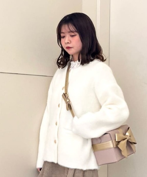 F i.n.t（フィント）の「多重リボンプレゼントBOXバッグ/fint フィント（ショルダーバッグ・レディース・ライトピンク/ライトブルー/ミント・FREE）」の17枚目の写真