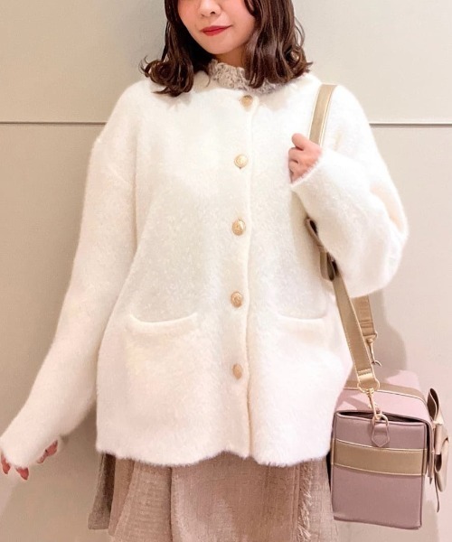 セール】多重リボンプレゼントBOXバッグ/fint フィント（ショルダー