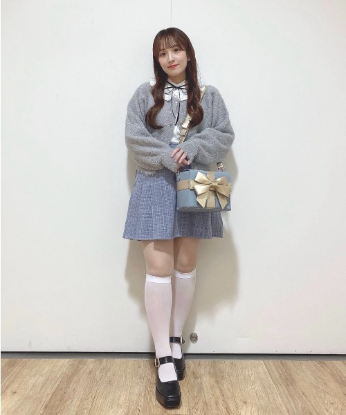 F i.n.t（フィント）の「多重リボンプレゼントBOXバッグ/fint フィント（ショルダーバッグ・レディース・ライトピンク/ライトブルー/ミント・FREE）」の10枚目の写真