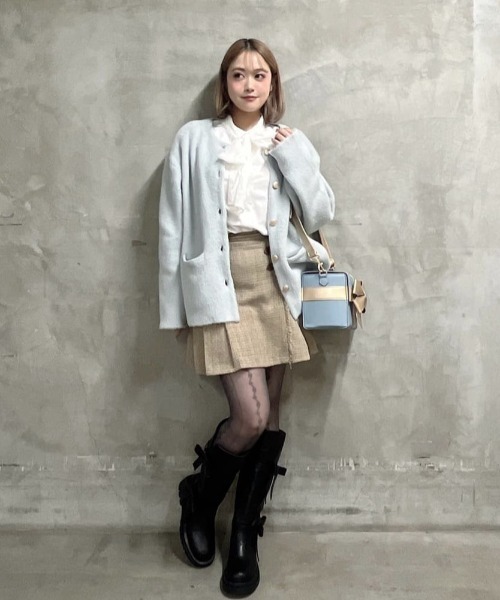 F i.n.t（フィント）の「多重リボンプレゼントBOXバッグ/fint フィント（ショルダーバッグ・レディース・ライトピンク/ライトブルー/ミント・FREE）」の20枚目の写真