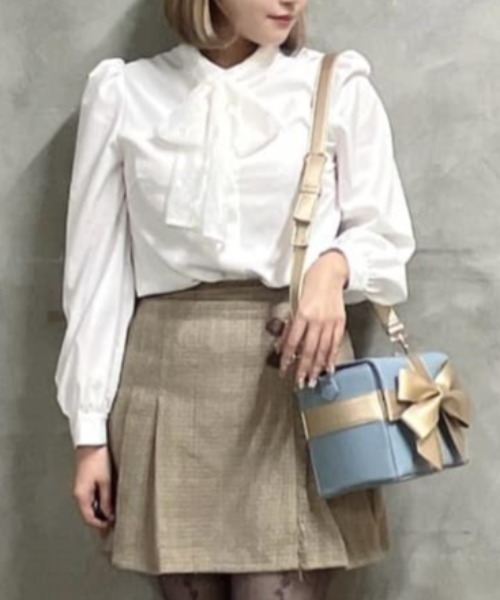 F i.n.t（フィント）の「多重リボンプレゼントBOXバッグ/fint フィント（ショルダーバッグ・レディース・ライトピンク/ライトブルー/ミント・FREE）」の22枚目の写真