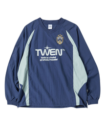 TRAVEL（トラベル）の「Twenty Nylon Pullover Navy（Tシャツ/カットソー・メンズ）」