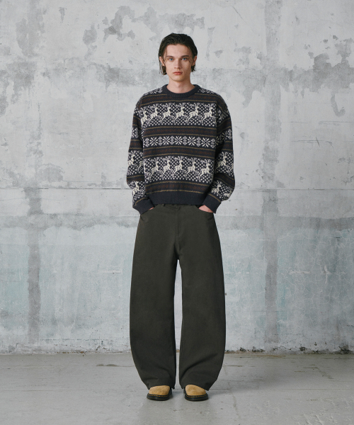 GLW(ジーエルダブリュ)の「クラシックノルディックニットチャコール(ニット/セーター・レディース・その他・LARGE/SMALL/MEDIUM)」の3枚目の写真