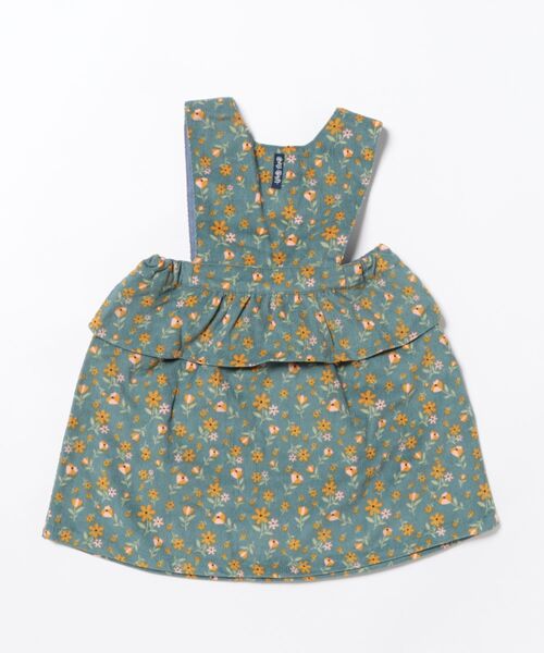 RAGMART（ラグマート）の「ジャンパースカート（ジャンパースカート・キッズ・グリーン/チェック/ドット・100cm/110cm/120cm/130cm）」の4枚目の写真