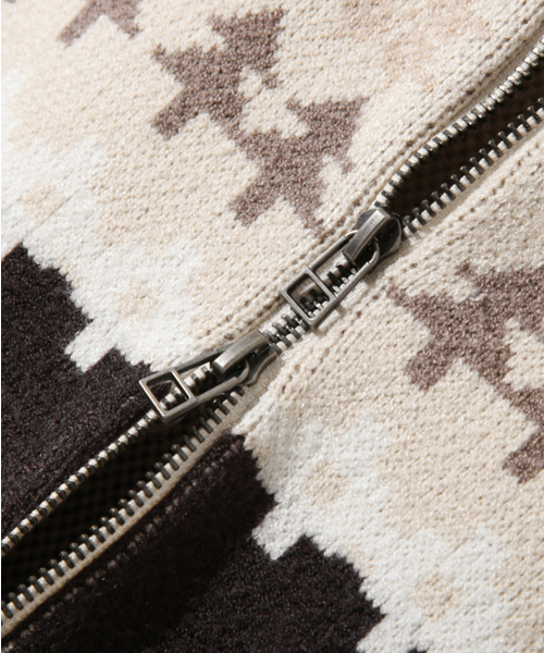 DIMITRI BLACK(ディミトリブラック)の「2WAYエッセンシャルヘビーウェイトノルディックカーディガン_ベージュ(ニット/セーター・レディース・その他・LARGE/X-LARGE/MEDIUM)」の6枚目の写真