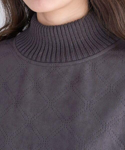ELENCARE DUE（エレンカーレデュエ）の「・ELENCARE DUE エンボスプルオーバー（スウェット・レディース・ブラウン/チャコールグレー/アイボリー・FREE）」の19枚目の写真