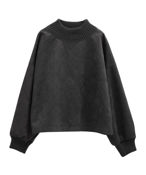 ELENCARE DUE（エレンカーレデュエ）の「・ELENCARE DUE エンボスプルオーバー（スウェット・レディース・ブラウン/チャコールグレー/アイボリー・FREE）」の21枚目の写真