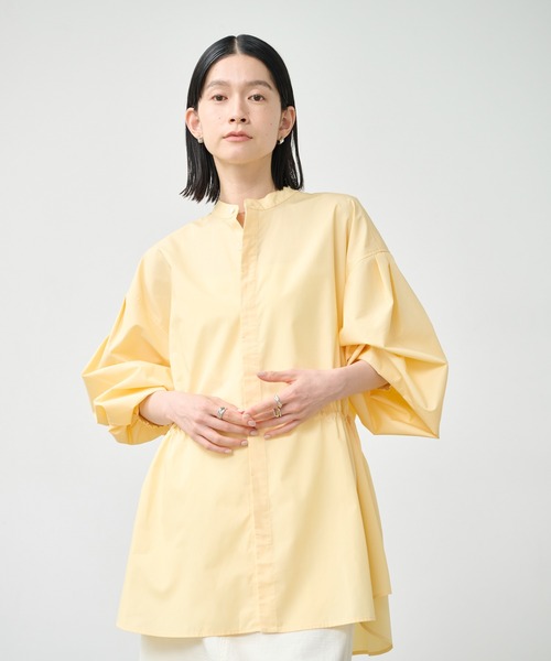 kha:ki（カーキ）の「「KHA:KI / カーキ」フライフロント ボリュームシャツ（シャツ/ブラウス・レディース・ライトイエロー/ブルー/サックスブルー・2/1）」の3枚目の写真