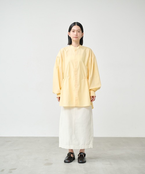 kha:ki（カーキ）の「「KHA:KI / カーキ」フライフロント ボリュームシャツ（シャツ/ブラウス・レディース・ライトイエロー/ブルー/サックスブルー・2/1）」の20枚目の写真