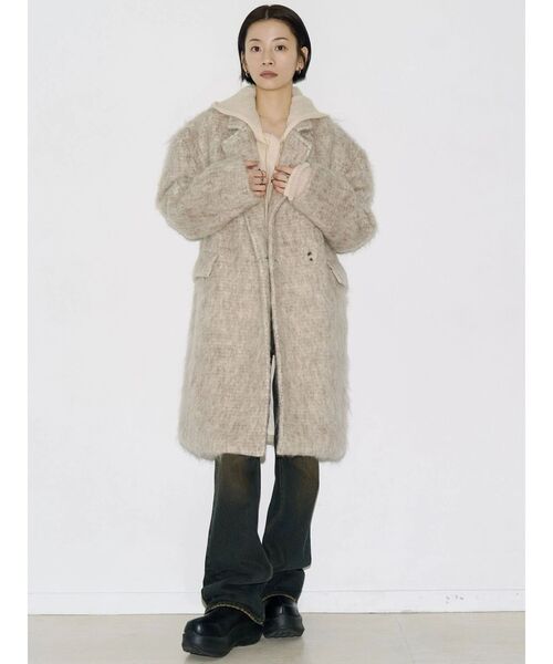 VEQUM ベクム SHAGGY JACKET COAT VEQUM（VEQUM）の「【VEQUM】SHAGGY JACKET COAT（テーラード