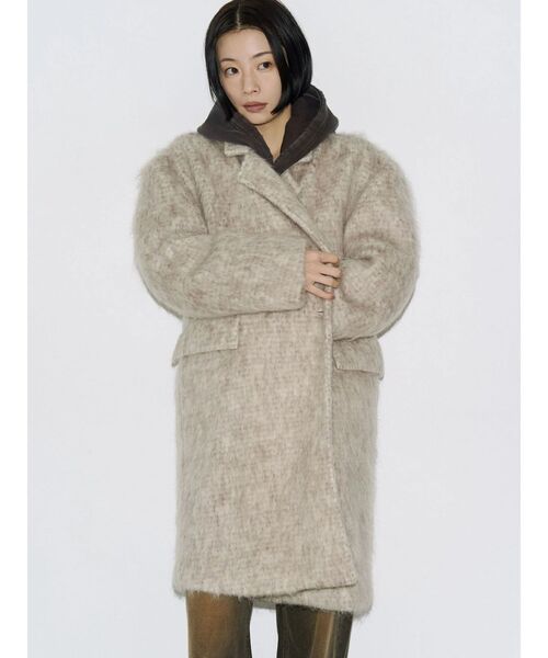 VEQUM ベクム SHAGGY JACKET COAT セール】【VEQUM】SHAGGY COAT（その他アウター）｜EMODA（エモダ）の