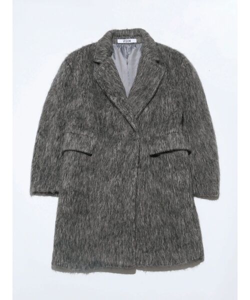 VEQUM(VEQUM)の「【VEQUM】SHAGGY COAT(その他アウター・レディース・ベージュ/グレー・FREE)」の2枚目の写真