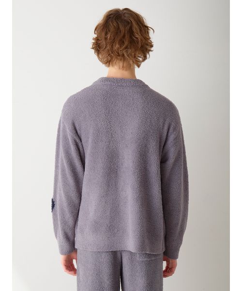 セール】【ONLINE限定】【UNISEX】ハートジャガードカーディガン