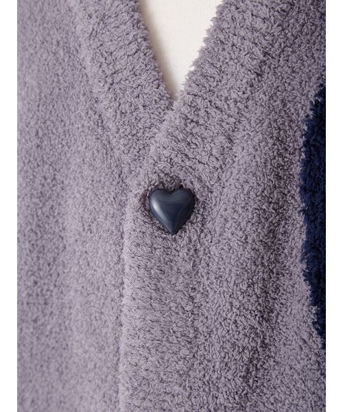 セール】【ONLINE限定】【UNISEX】ハートジャガードカーディガン