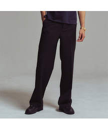 ERER（エルエル）の「メンズ ハイウエスト スラックス ブラック（スラックス）」