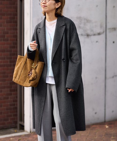 ≪追加≫SUPER160'sダブルブレストコート 4（チェスターコート