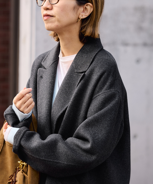 ≪追加≫SUPER160'sダブルブレストコート 4（チェスターコート