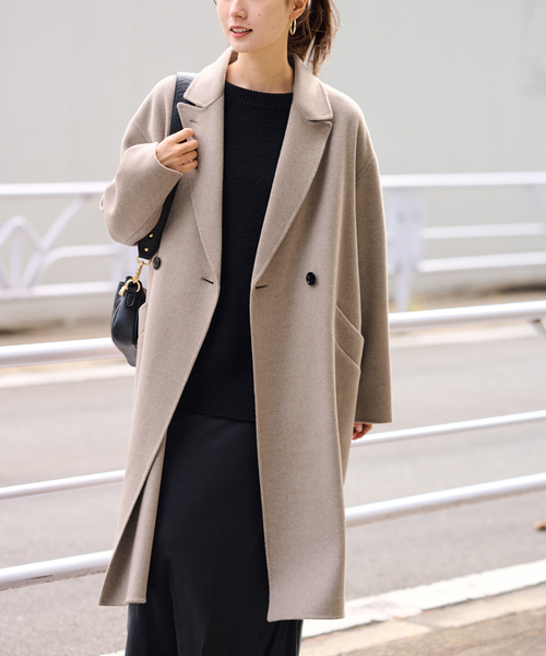 ≪追加≫SUPER160'sダブルブレストコート 4（チェスターコート