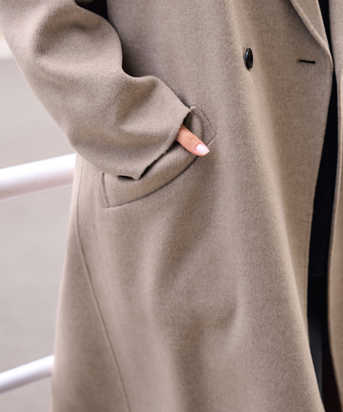 ≪追加≫SUPER160'sダブルブレストコート 4（チェスターコート