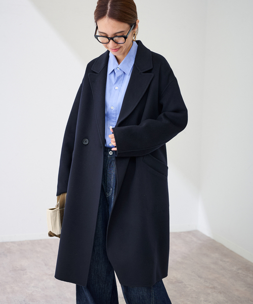 ≪追加≫SUPER160'sダブルブレストコート 4（チェスターコート