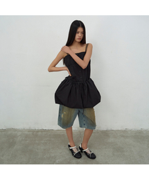LCDC TM（エルシーディーシーティーエム）の「BRALETTE-DETAIL SLEEVELESS DRESS (BLACK)（ワンピース）」