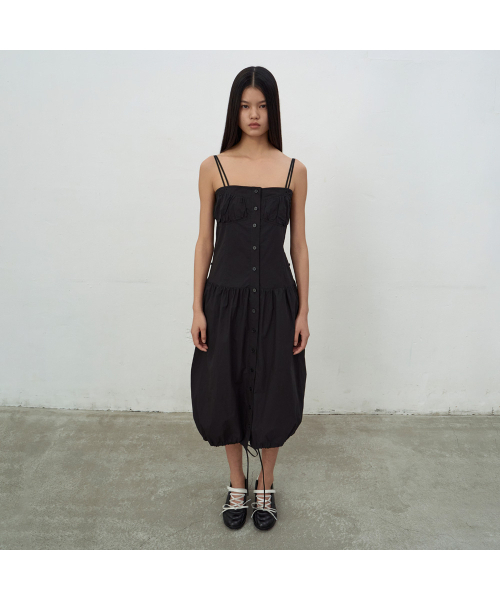 LCDC TM(エルシーディーシーティーエム)の「BRALETTE-DETAIL SLEEVELESS DRESS (BLACK)(ワンピース・レディース・ブラック・SMALL/MEDIUM)」の3枚目の写真