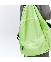 ERER（エルエル）の「ファブリックバックバッグ ネオンライム（バックパック/リュック）」